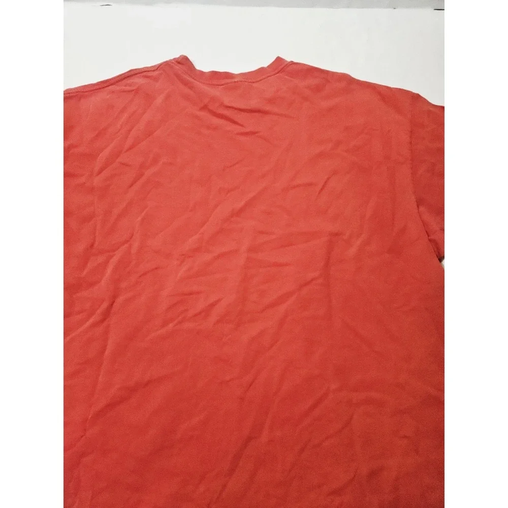 Nike Essentials Y2K Vintage Big‎ Swoosh Logo Red T-Shirt Men's Size 2XL